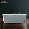 Bathroom tub oval shaped jet whirlpool bathtub Acrylic material solid tray Massage Bathtub
