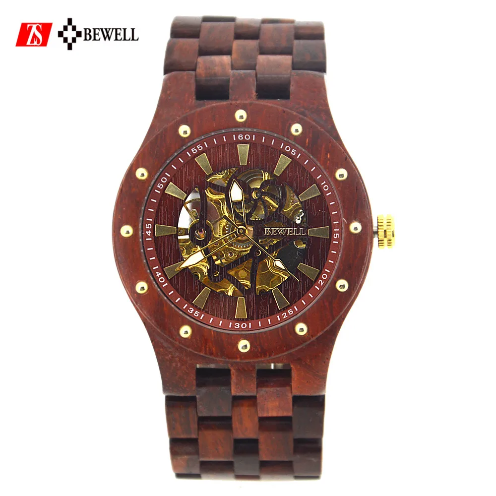 

Watches men luxury brand automatic 3atm water resistant wooden watch