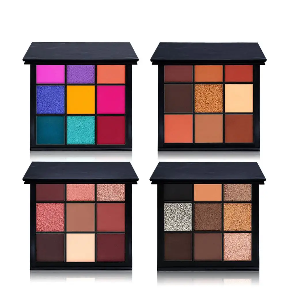 

Private label facial eyeshadow cosmetics bright color eyeshadow palette