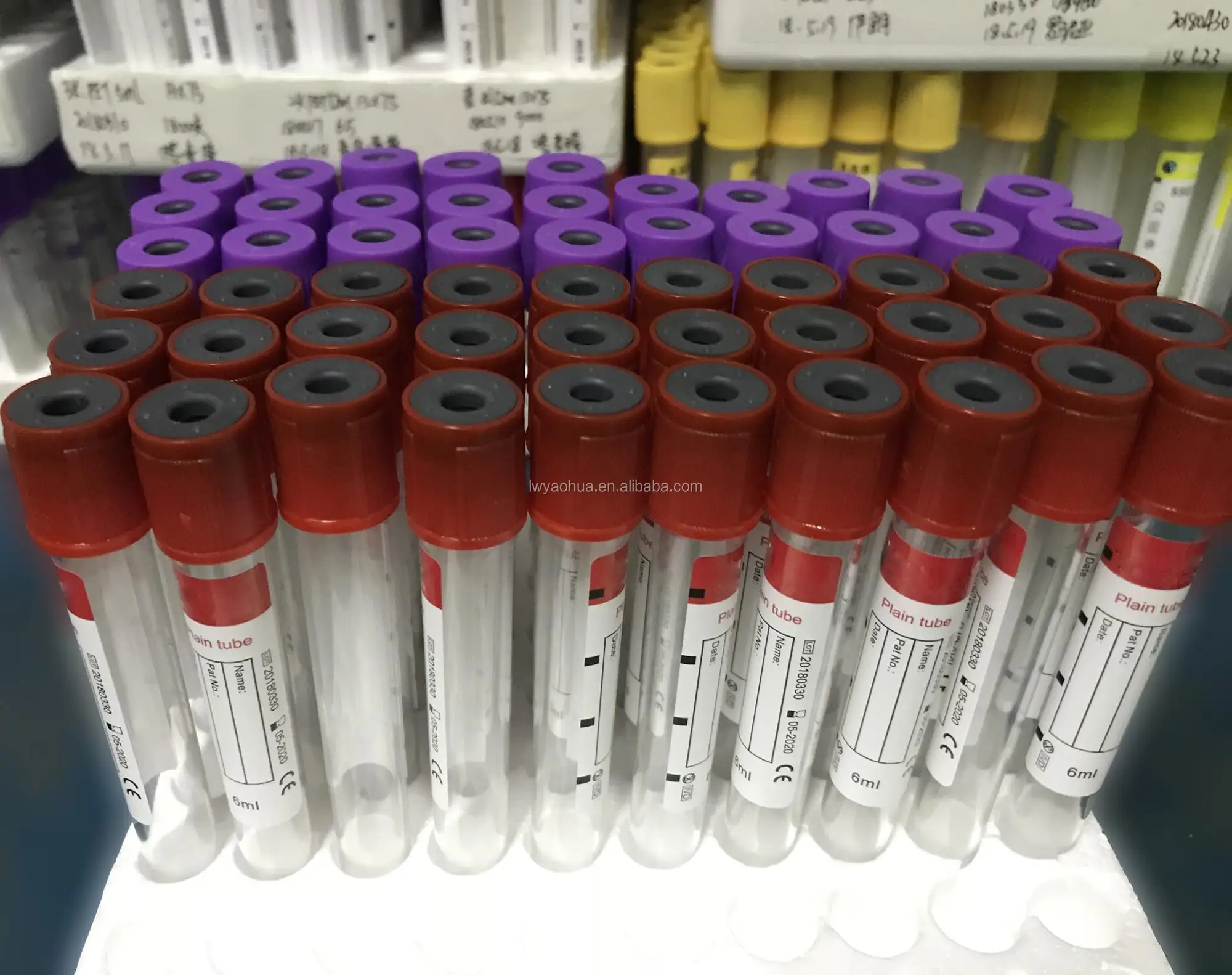 Edta Vacuum Blood Collection Tube Purple Cap Buy Blood Collection