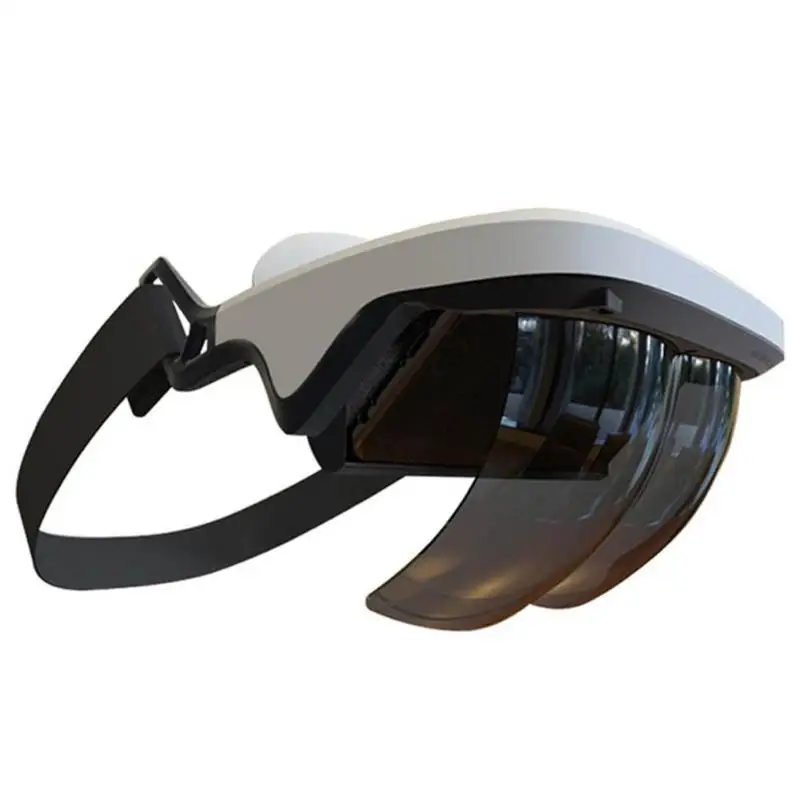 

Free Ship 3D AR Glasses Augmented Reality 90 Degree Visual BT Holographic Smart Gaming Helmet Device f/ iOS Android Phone