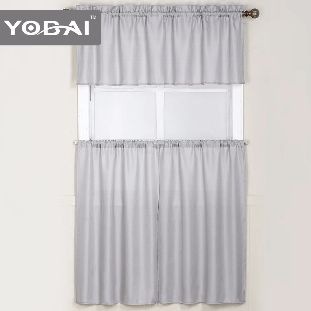 100 Polyester Yiwu The Used Hotel Kitchen Window Curtains Buy