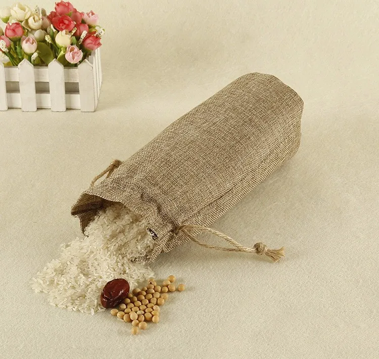 Jute Drawstring Bag With Waterproof Lining For Rice Buy Jute Bags For Rice Packing,Jute