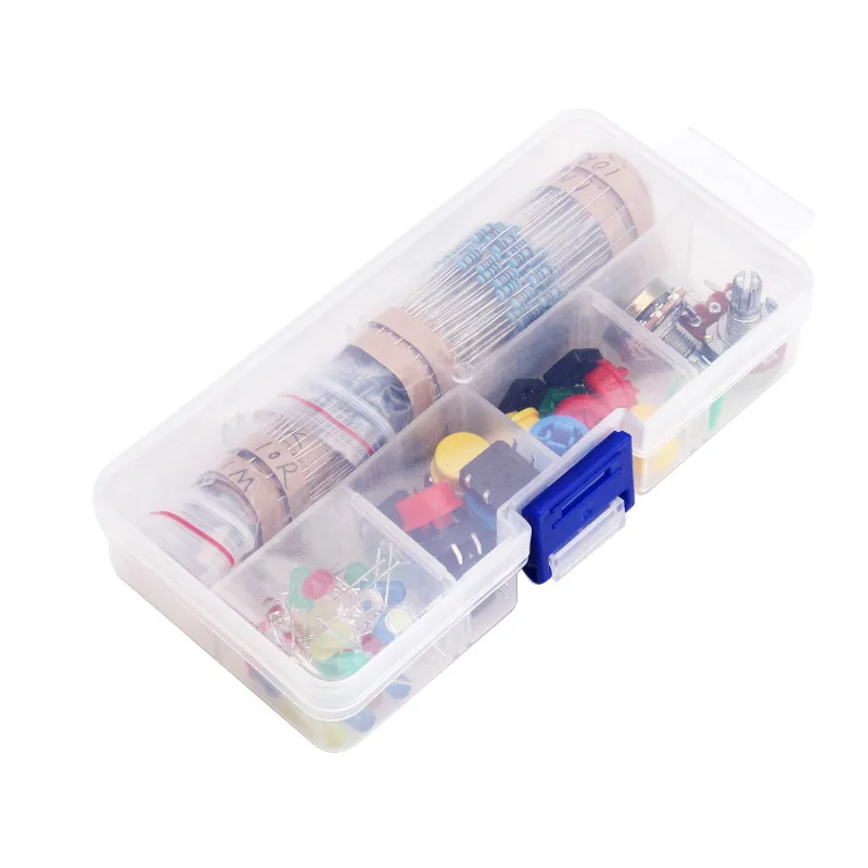 Electronics component pack with resistors, LEDs, Potentiometer for Uno r3 Starter Kit