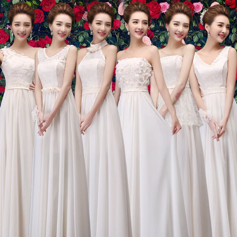 

ZH1014A High quality cheap Top Fashion High Quality Bridesmaid Long Dresses, Champagne;red