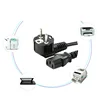 5ft C5 Cloverleaf Lead to EU 2 Pin AC EU Plug Power Cable Lead Cord PC Monitor