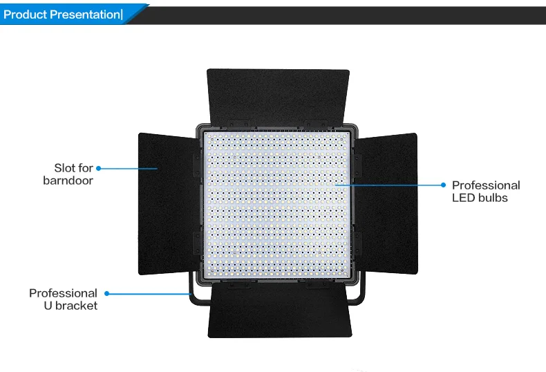 NanGuang led CN-600SA 2.4G wireless tv studio lighting equipment photography lighting