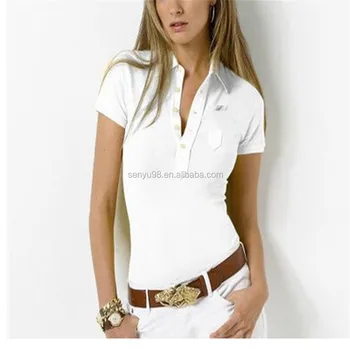white polo t shirt ladies