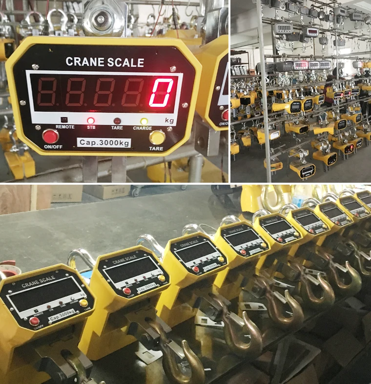 Industrial Equipment 3Tons Electric Digital Crane Scale
