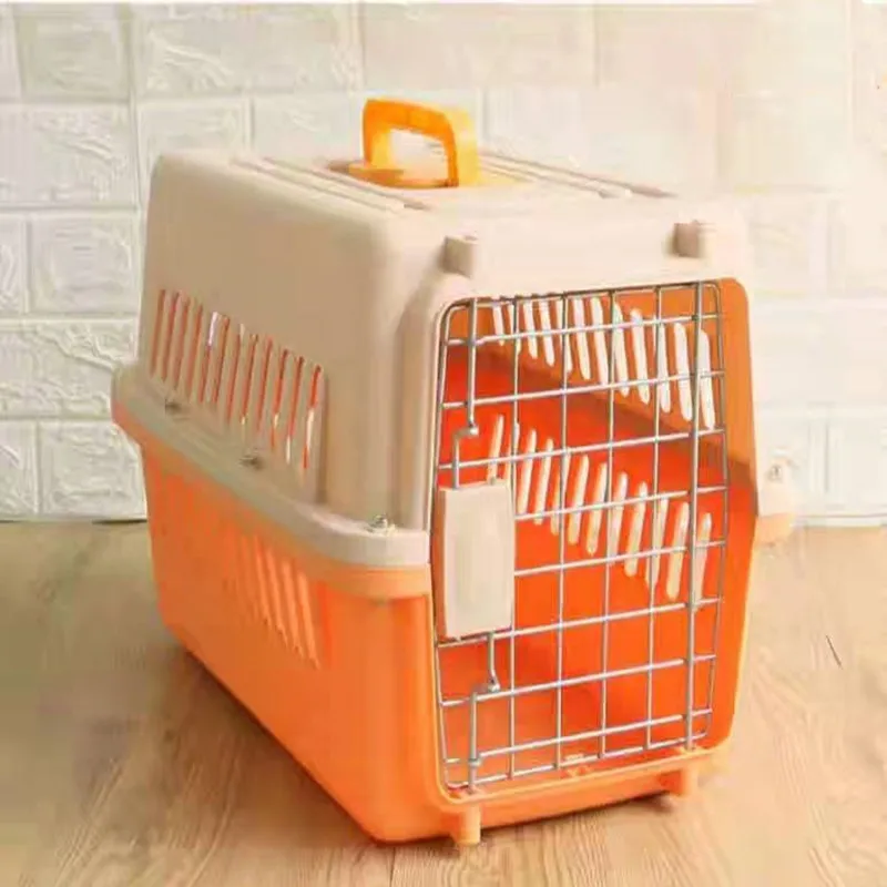 Small Pet Carrier Portable Air Transport Consignment Carrier With