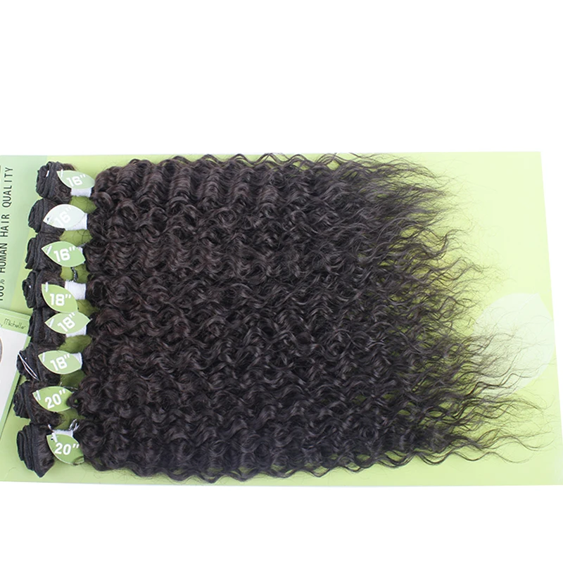 

fast delivery cheap price good quality wholesale curly ombre human hair blend synthetic hair weft