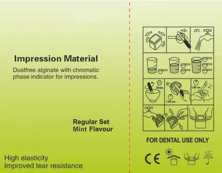 Dental Alginate Impression Material / Composite Material 500g/bag Buy