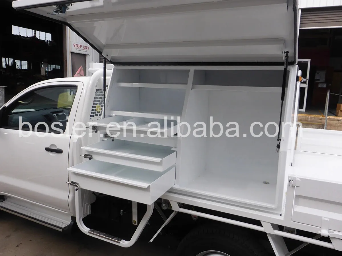 Upright Truck Ute Steel Tool Box 1300mm Ball Bearing Slide Tbar Lock