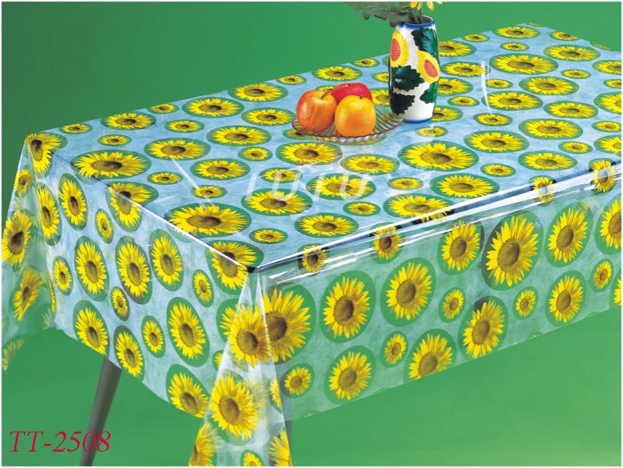 sunflower vinyl tablecloth