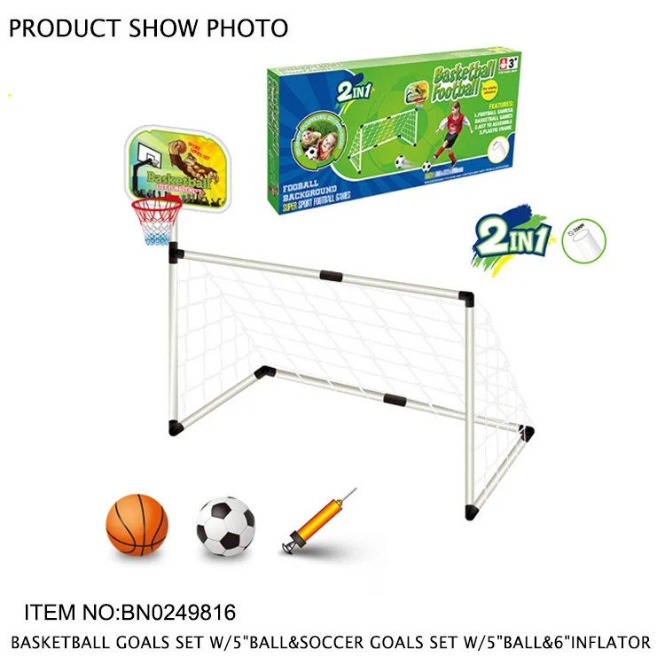 Basketball Hoop Soccer Goal Football Toy 2 In 1 Kids Sport Toy Set View Basketball Hoop Toy Jacko Toys Product Details From Shantou Jacko Toys Trading Co Ltd On Alibaba Com