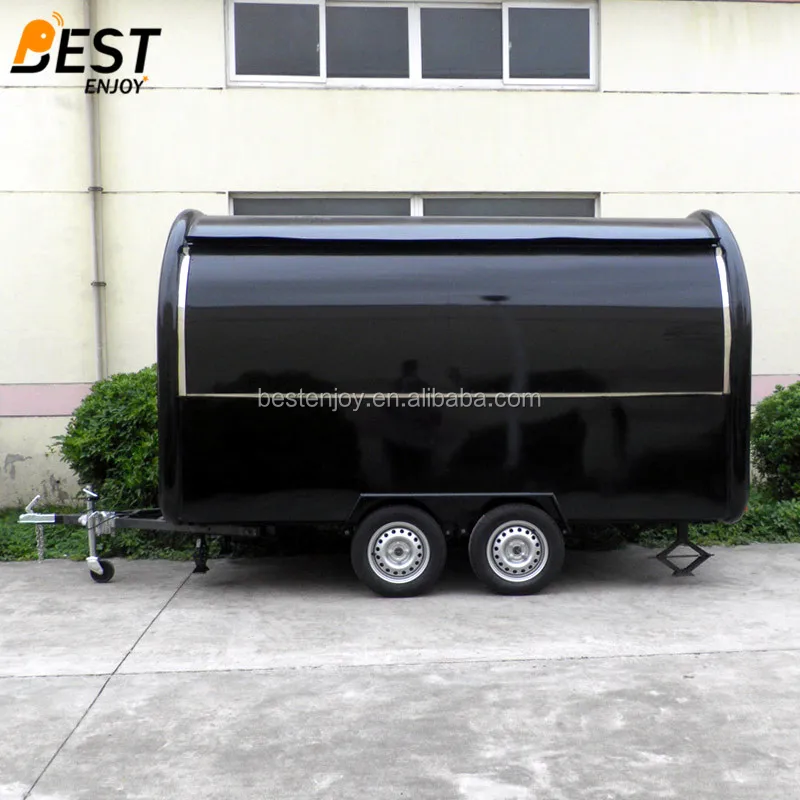 mobile food cart with frozen yogurt machine - 08