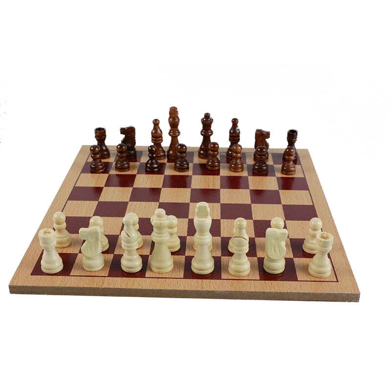

Professional Tournament Chess Board family wood chess set 12 inch