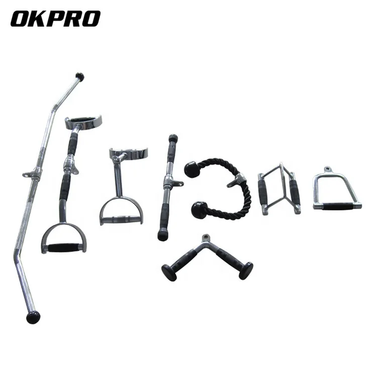 Lat Pull Down Bar With Flat Handle For Multi Gym Fitness Accessories