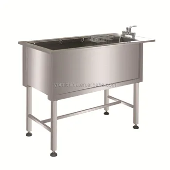 stainless dog bath