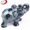 wholesale gemstone animal carvings, hand carved kambaba jasper carved elephant figurines