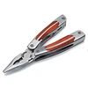 Multi in 1 tools Pocket folding multitool plier screwdriver knife saw blade nail file stainless steel