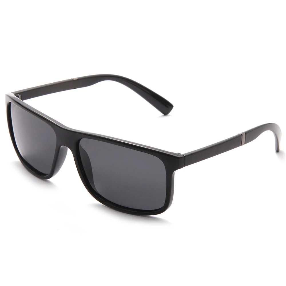 

Fashion Custom Logo Designed Black Color UV400 Polarized Lens PC Frame sunglasses