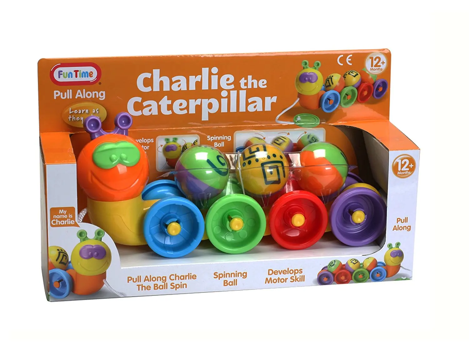 pull along caterpillar toy