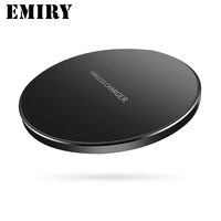 

10W Qi Wireless Charger for iPhone XS/XR/XS Max/Samsung Galaxy S10/S9 Note 9/8 Ultra Thin Slim Aluminium Alloy Fast Charging Pad
