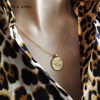

18K gold plated leopard head necklaces