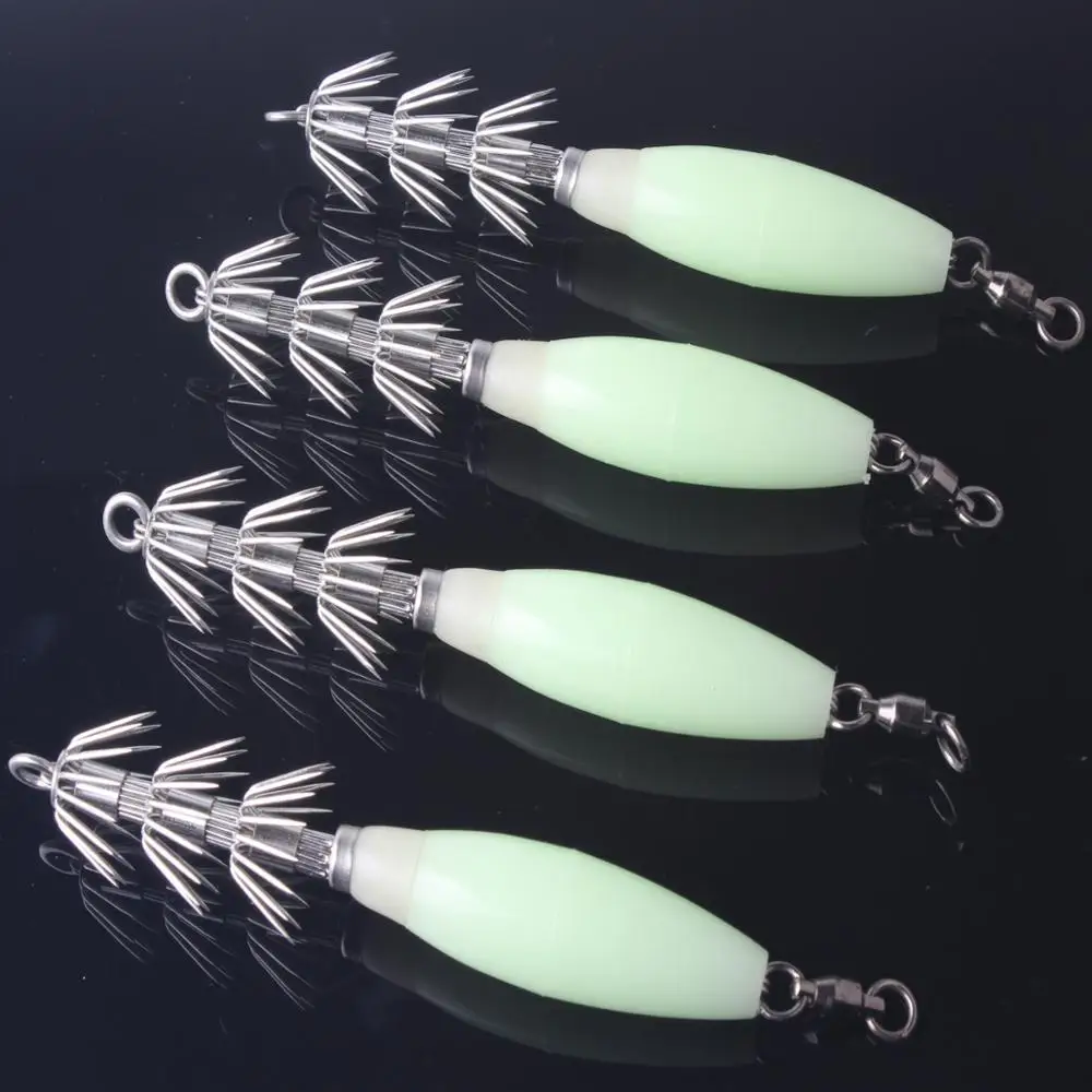 

12.5cm Triplex Luminous Squid Hook Octopus Hook Cuttlefish Hook