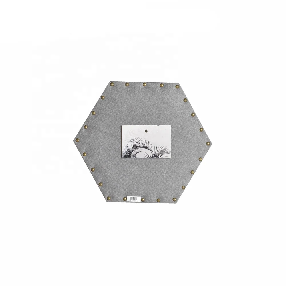 
Mayco Fancy Design Hexagon Wall Mounted Bulletin Board 