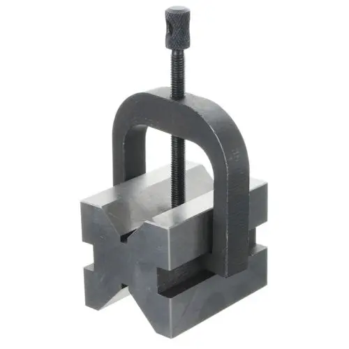 V-Block Clamp Bar Double Sided 90° Precision Hardened Steel Machinist Tool 4pc