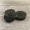 Resin Button 4 Holes Suit Buttons Sewing Craft Black Black Assorted Flatback Round Brand Thickening Plastic button