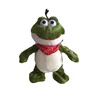 Wholesale top quality electric Plush Toys frog green