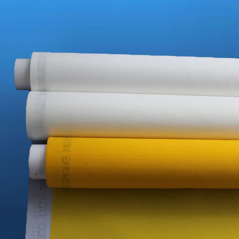 
white yellow 80 100 110 120 135 150 160 180 195 200 250 300 mesh nylon polyester silk screen printing mesh for screen printing 