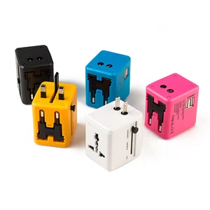 Universal World Travel Charger Dual 2.4A USB Output