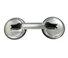 mirror finished lever operated double suction pads aluminum alloy 2 claws glass sucker 7mm rubber tray glass mover hand tools