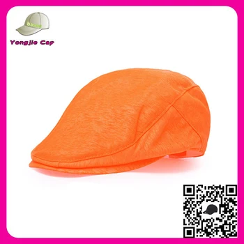 flat cap orange