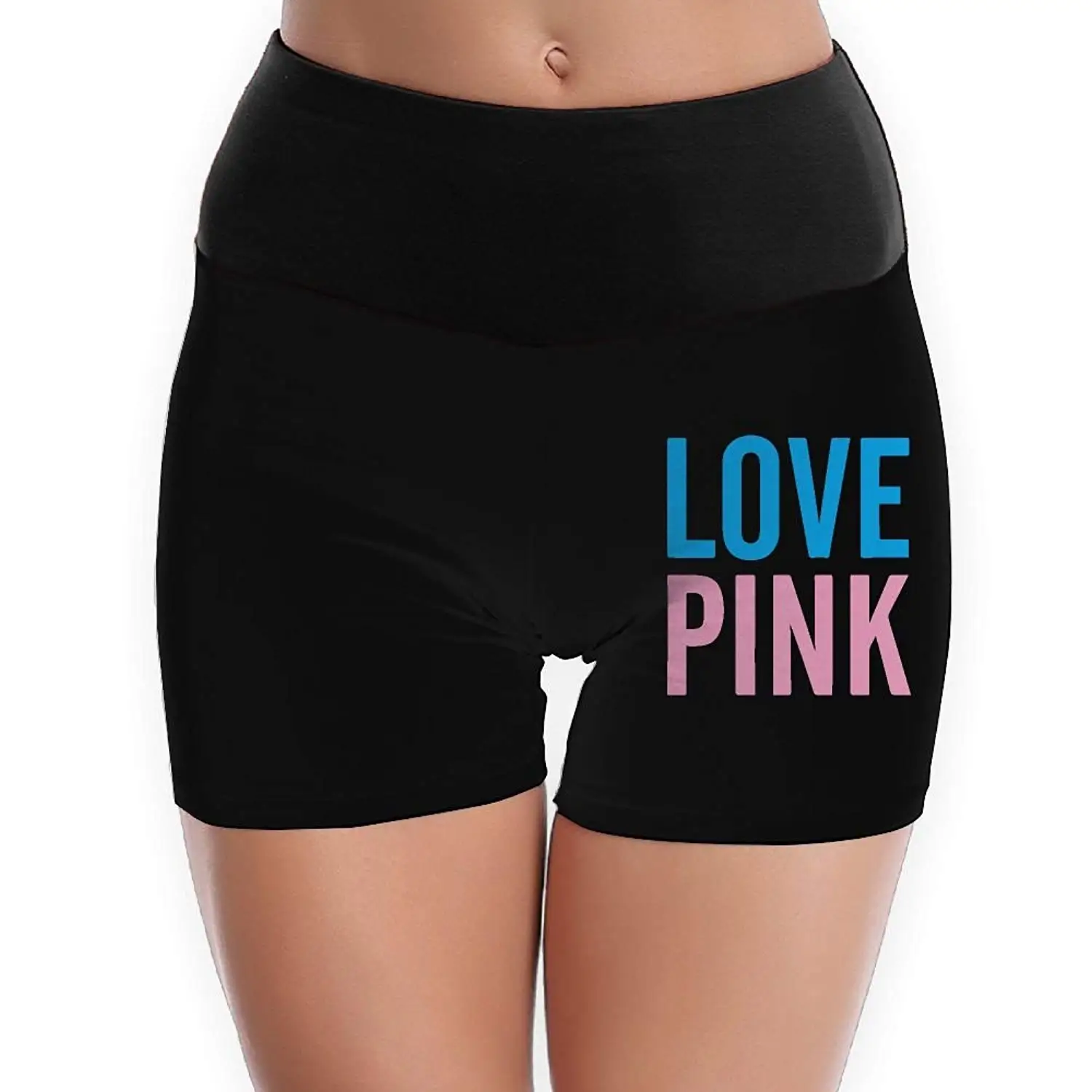 yoga shorts pink