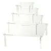 Square Acrylic Table Risers - Set of 4
