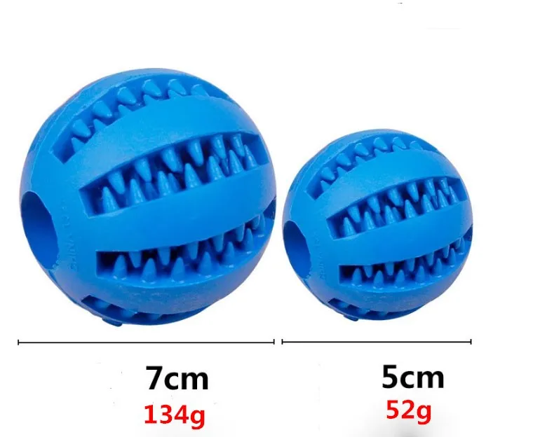 Hot Sell Rubber Pet Dog Chew Teething Ball Rubber Dog Toys Supplier