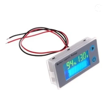
10 100V Universal LCD Car Acid Lead Lithium Battery Capacity Indicator Digital Voltmeter Voltage battery monitor display JS C33  (62165122279)
