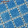 complex crackle ceramic transmutation glaze tile of mosaic border for swimming pool