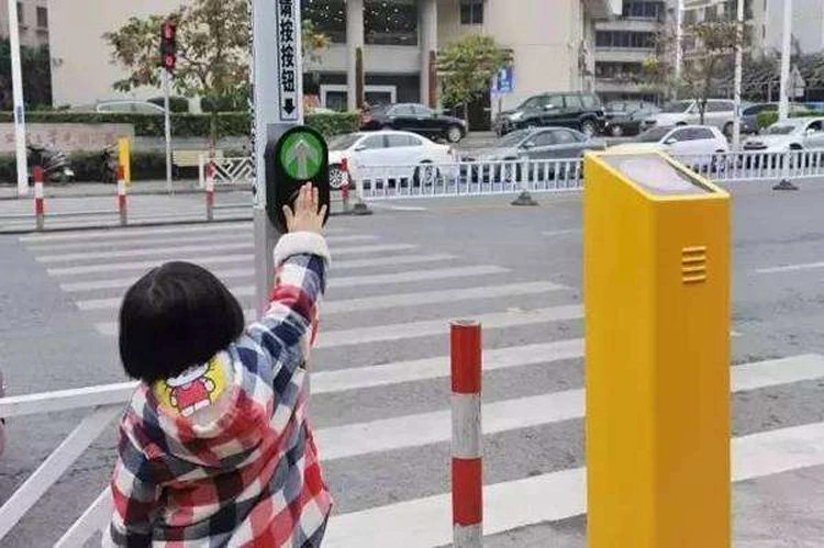 IP65 Metal pedestrian traffic light button for school gate