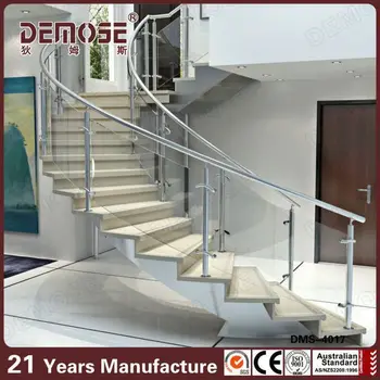 Height Quality Curved Stairs Glass Railings Design Buy Staircase Glass Railing Designs Acrylic Interior Stair Railings Glass Stair Railing Pillars