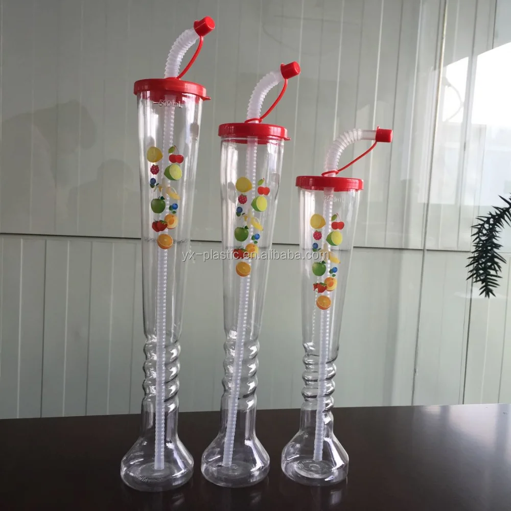 350ml 500ml 600ml personalized beer yard glasses,yard of ale glass, View personalized beer