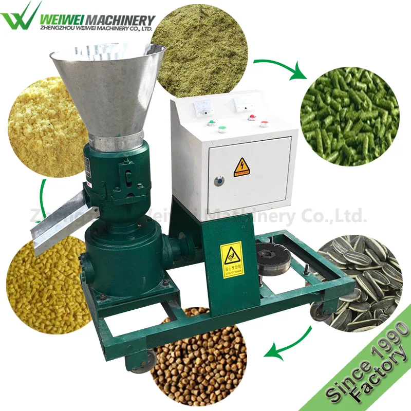 Weiwei feed making machine small rabbit feed pellet mill machine