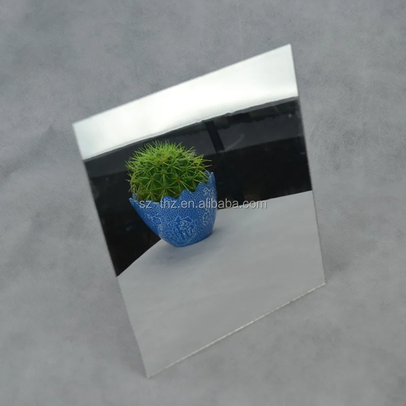 

Plastic Acrylic Wall Mirror Sheet 600x400x2mm PMMA One Way Mirrors Home Decorative Mural Espejos Specchio Dekor Ayna Perspex, Silver gold