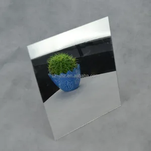 Image of Plastic Acrylic Wall Mirror Sheet 600x400x2mm PMMA One Way Mirrors Home Decorative Mural Espejos Specchio Dekor Ayna Perspex