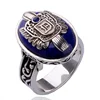 Genuine 925 Sterling Silver persian lapis damon vampire diaries Daylight ring